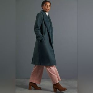 Hutch Colorblocked Sherpa-Trimmed Coat Size Medium